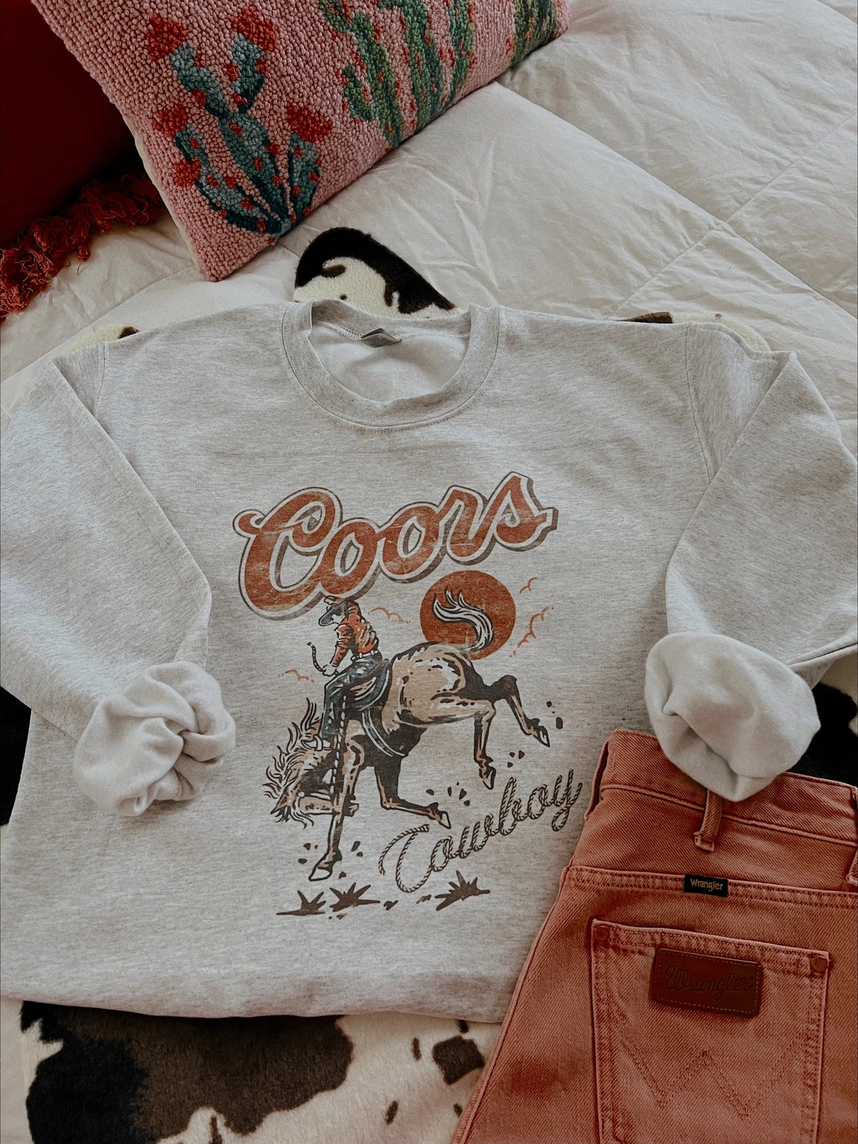 Bucking Cowboy Tee