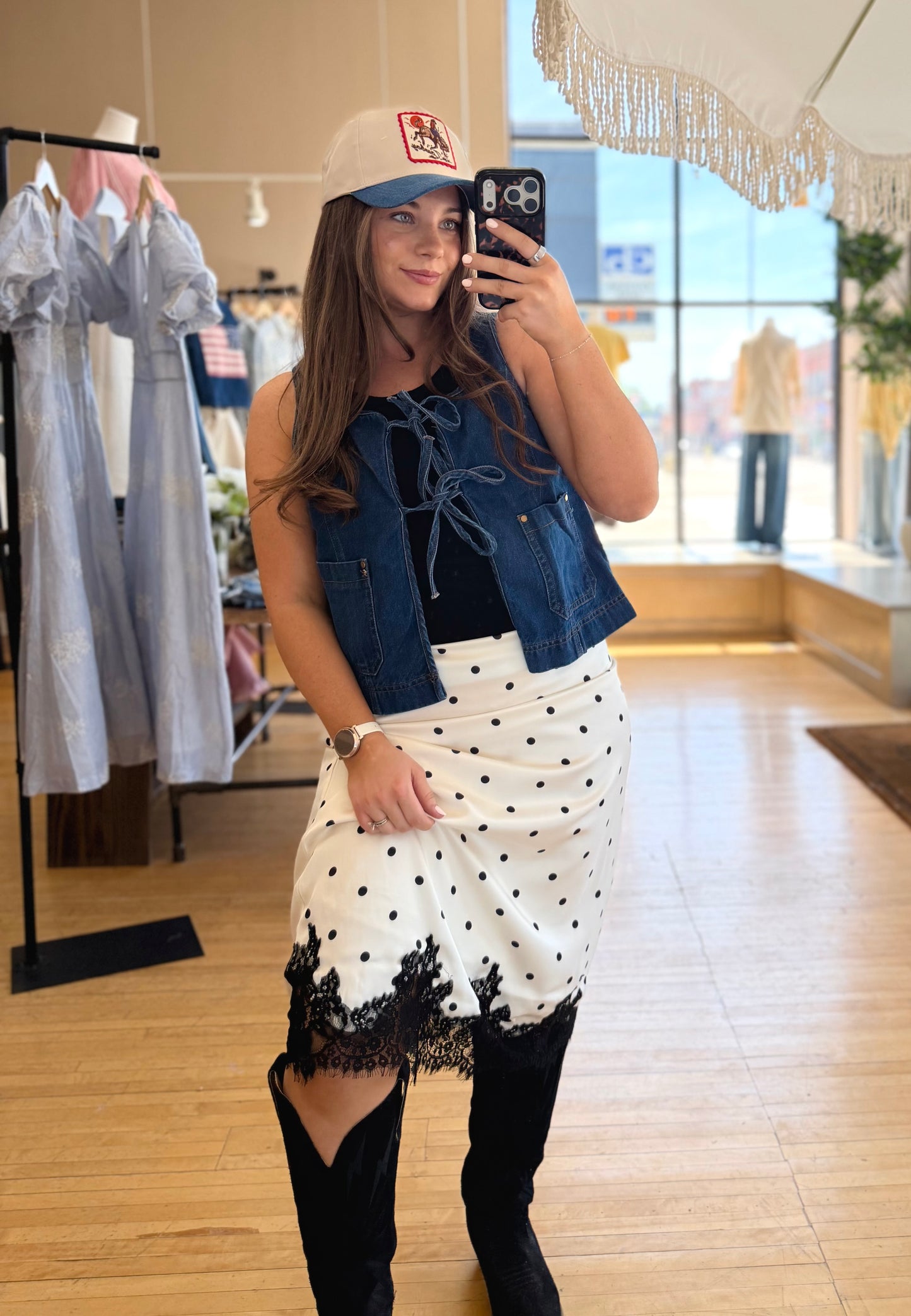 Blake Polka Dot Skirt