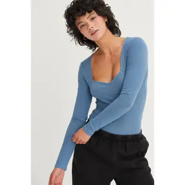 Camryn Blue Bodysuit