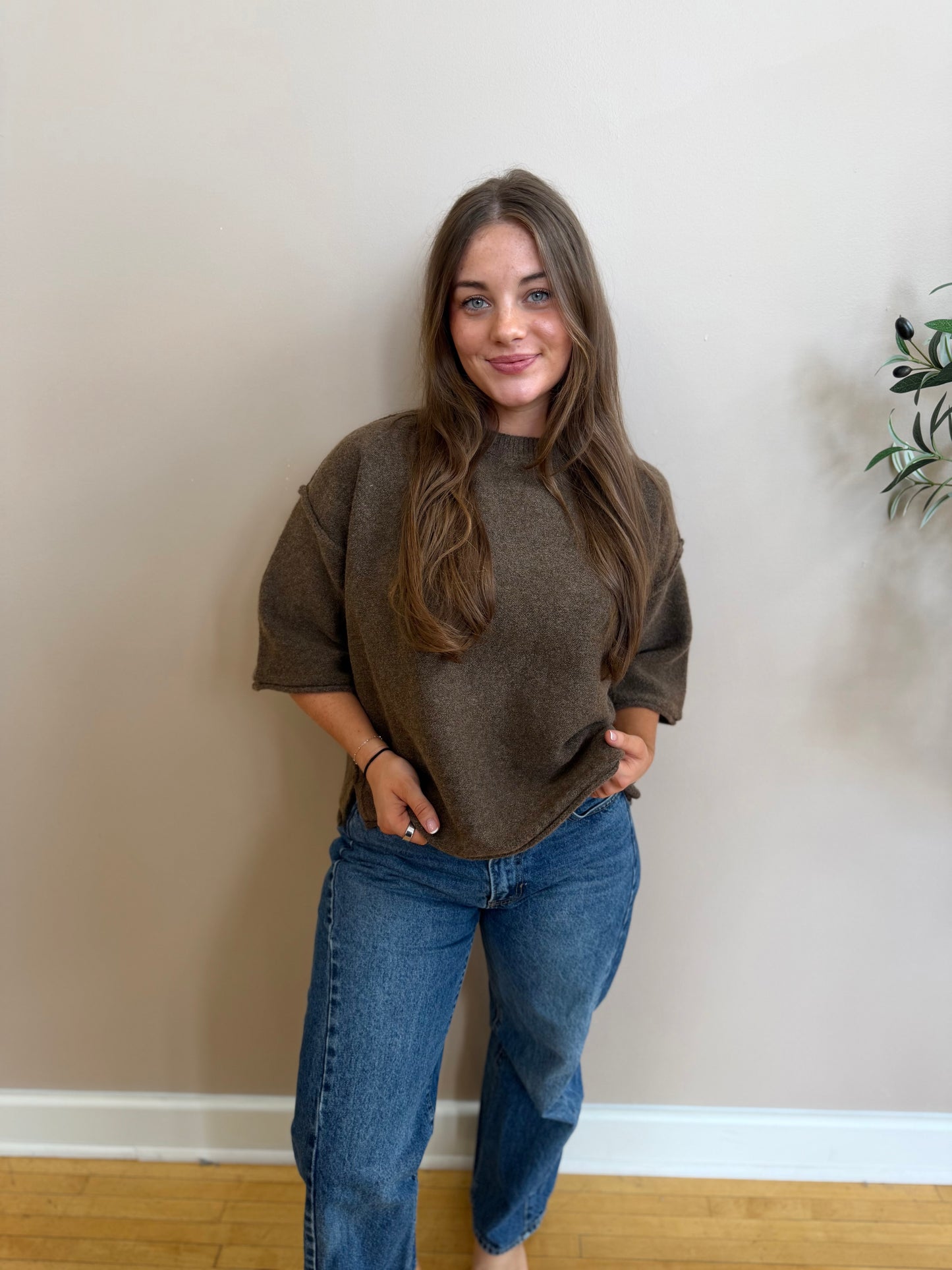 Alana Short Sleeve Sweater