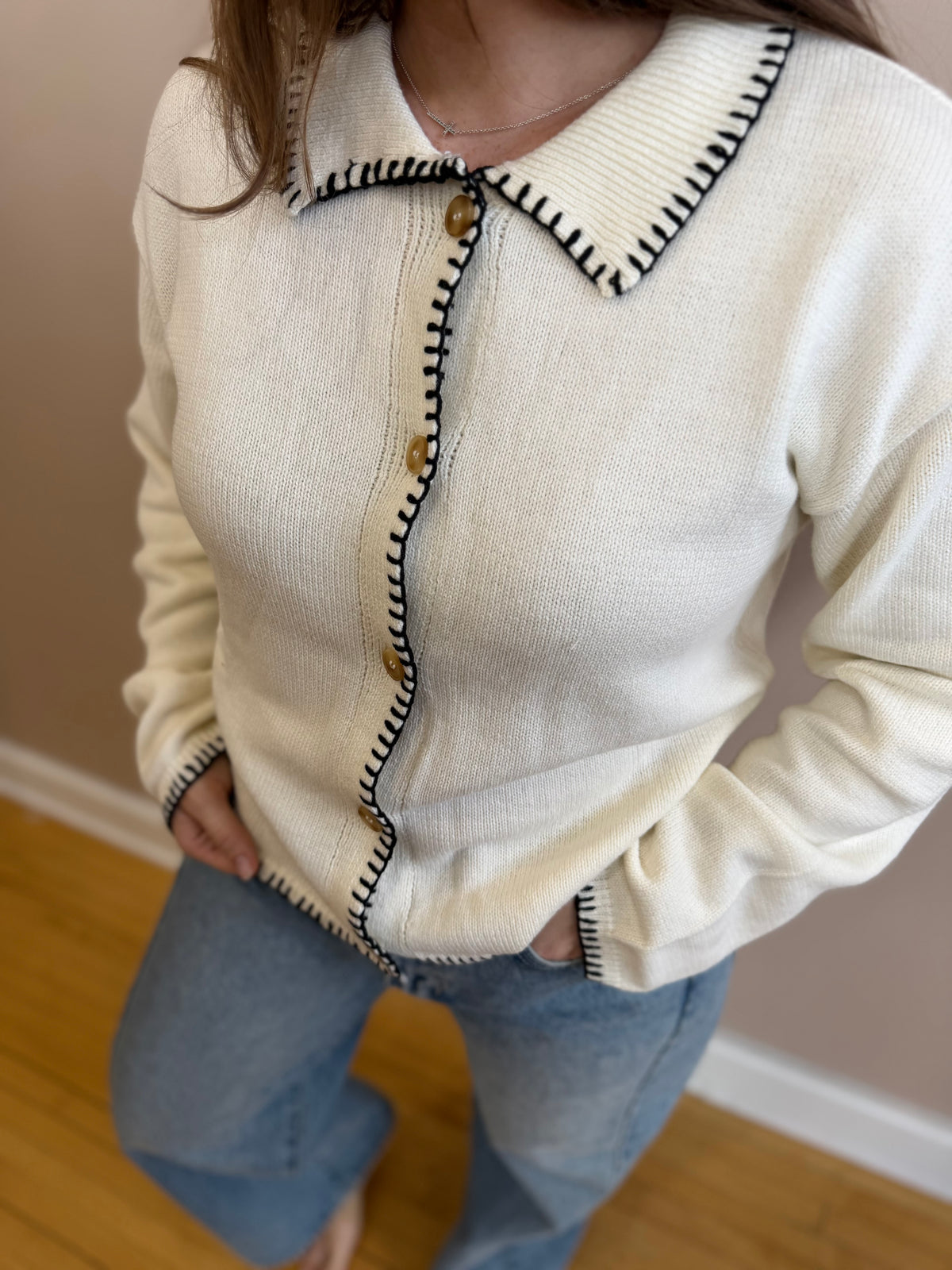 Tori Collared Cardigan