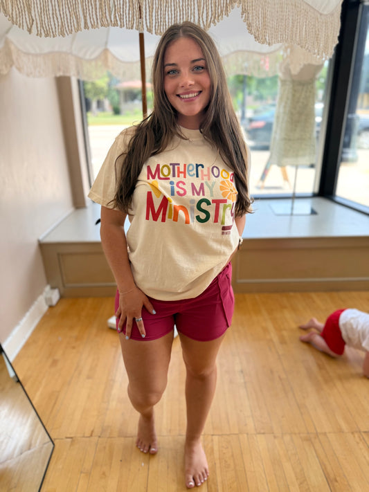 Motherhood Is My Ministry Tee