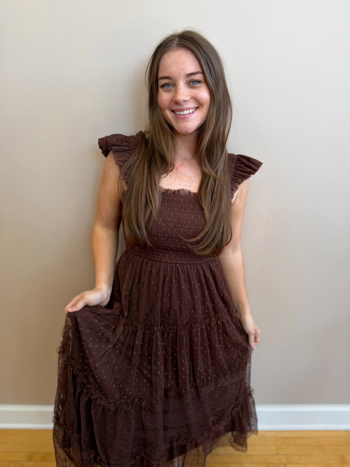 Bella Smocked Midi Dress
