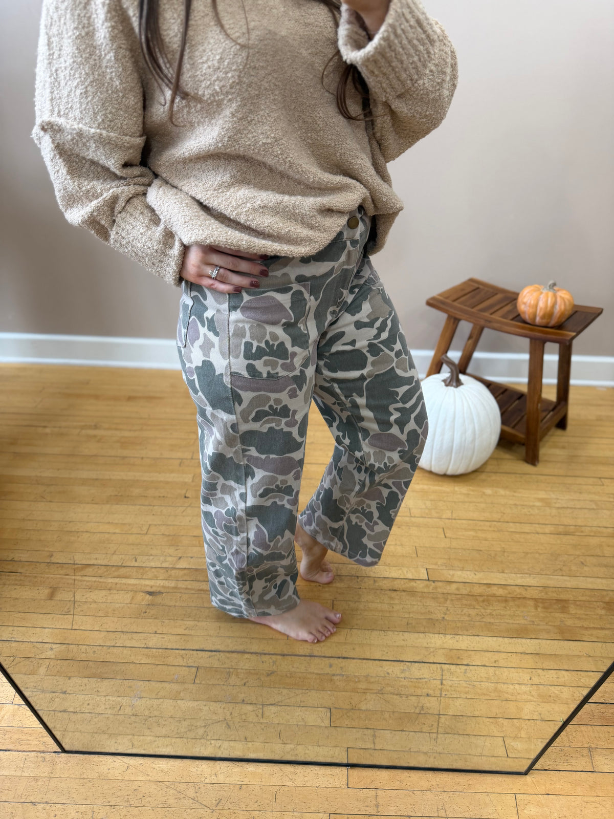 Camo Denim Pants