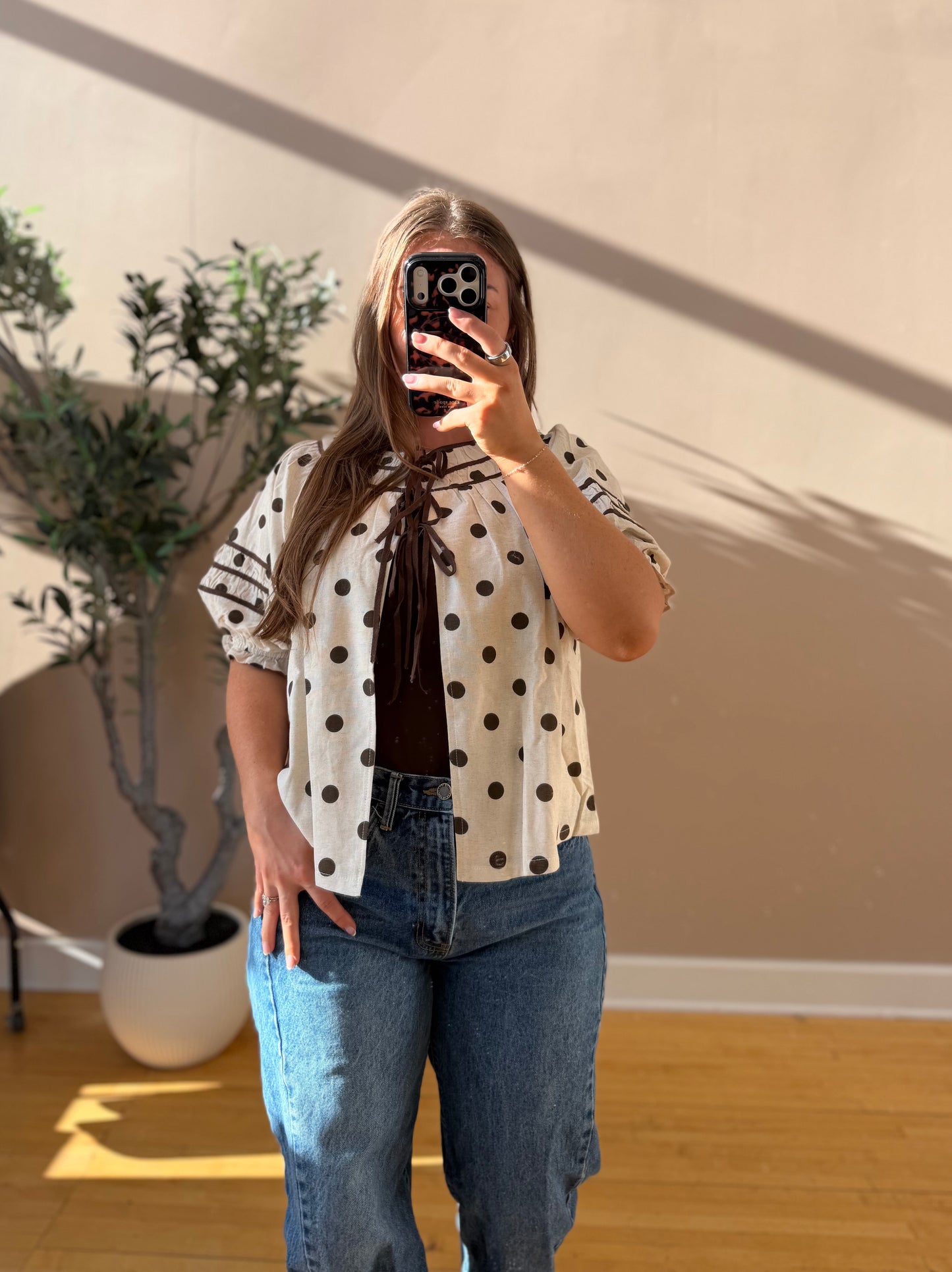 Mae Tie Blouse