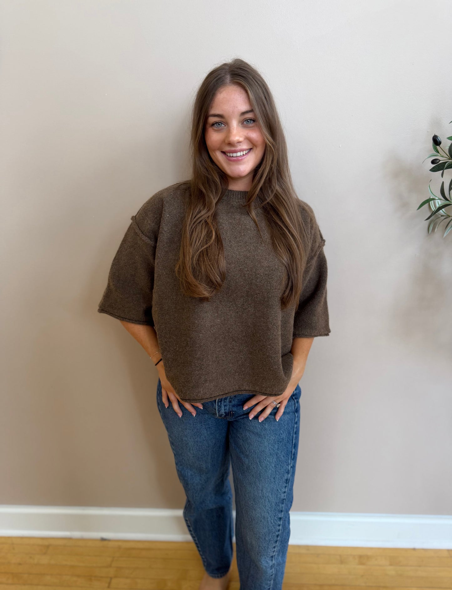 Alana Short Sleeve Sweater