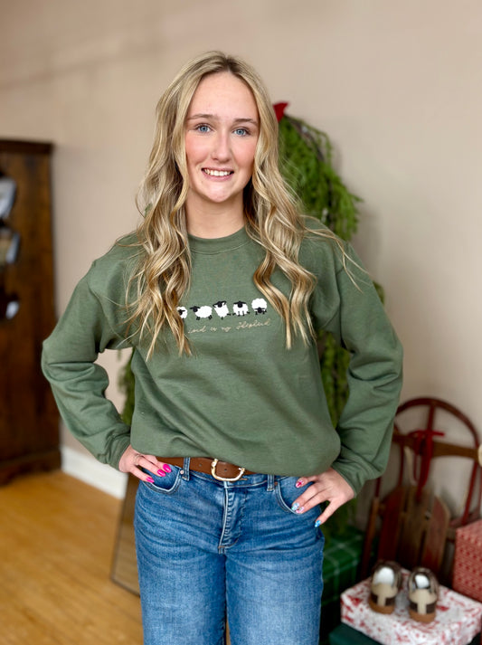 The Lord Is My Shepherd Crewneck