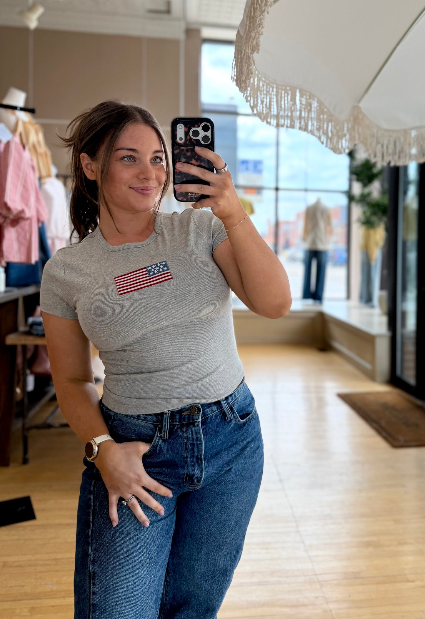 Flag Baby Tee