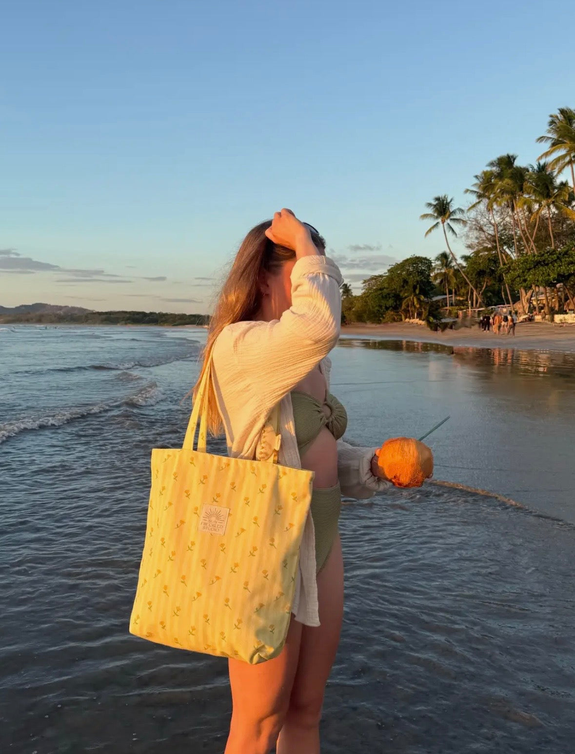 Lemon Blossom Tote Bag