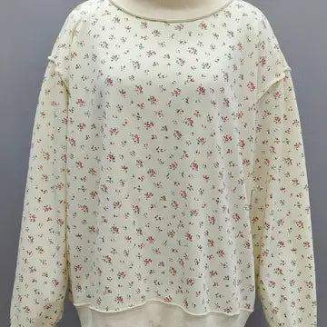 Floral Mock Neck