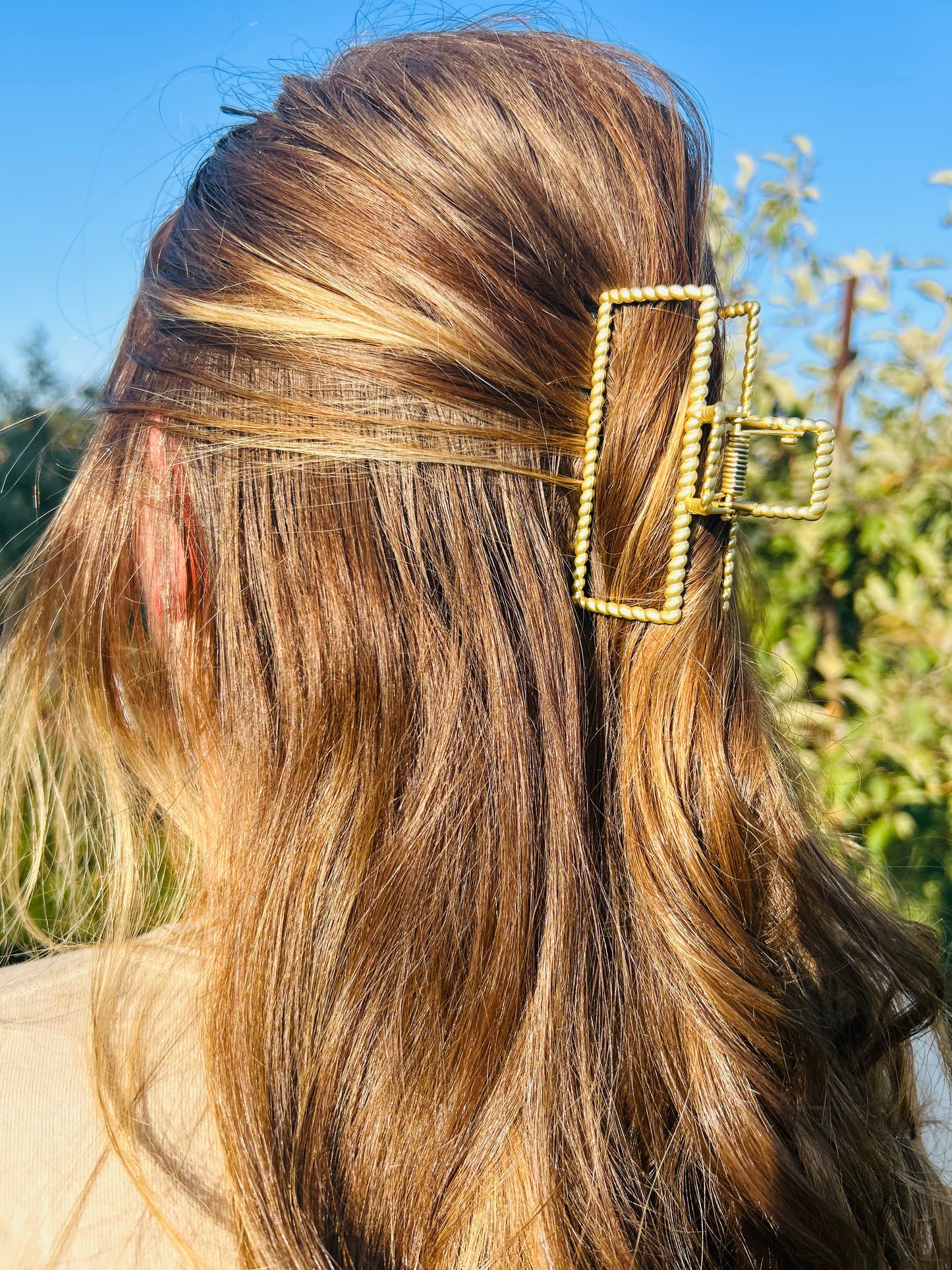 Gold Claw Clip