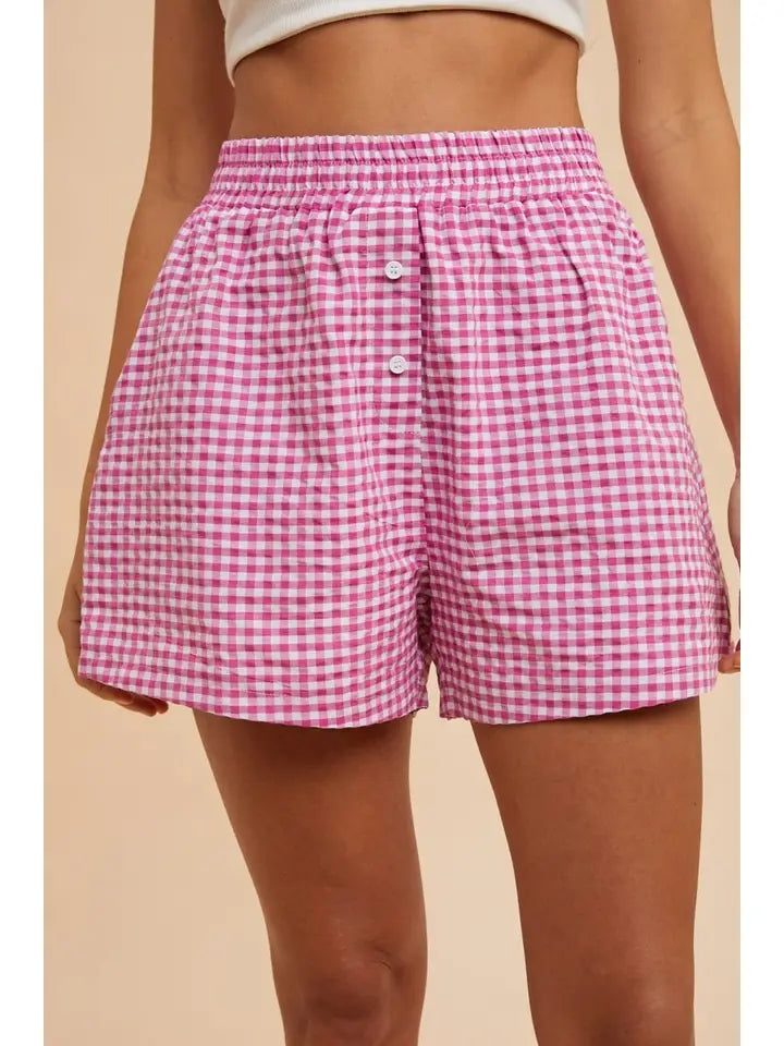 Gingham Boxer Shorts