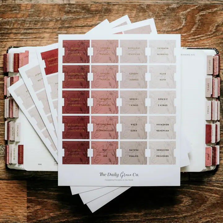 Rose Bible Tabs