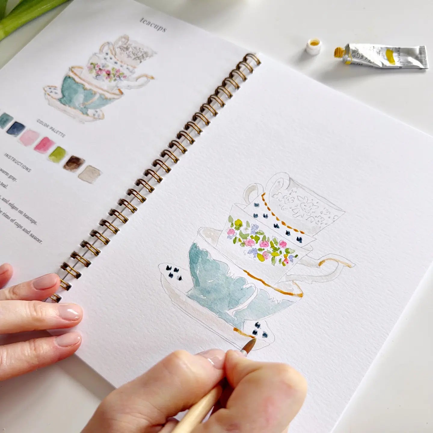 Spring Watercolor Book