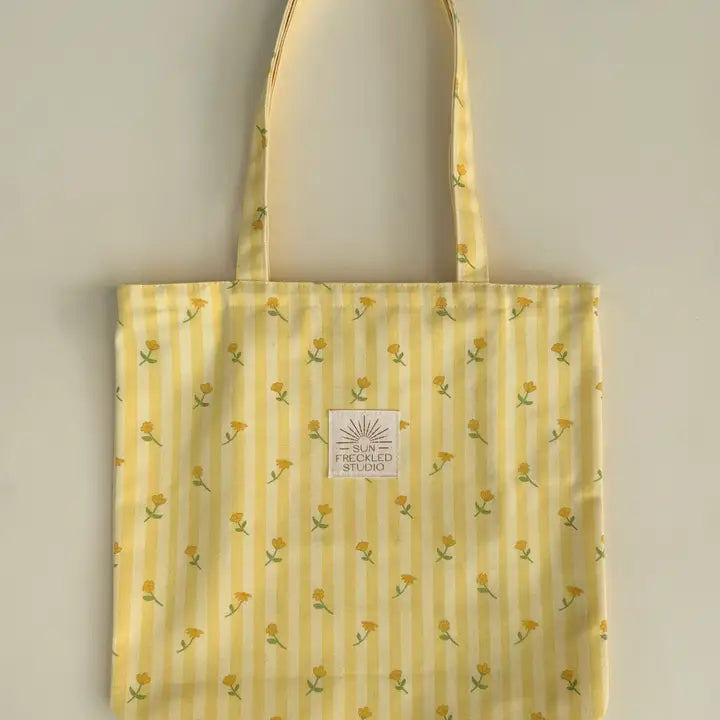 Lemon Blossom Tote Bag
