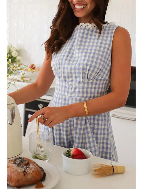 Gingham Romper
