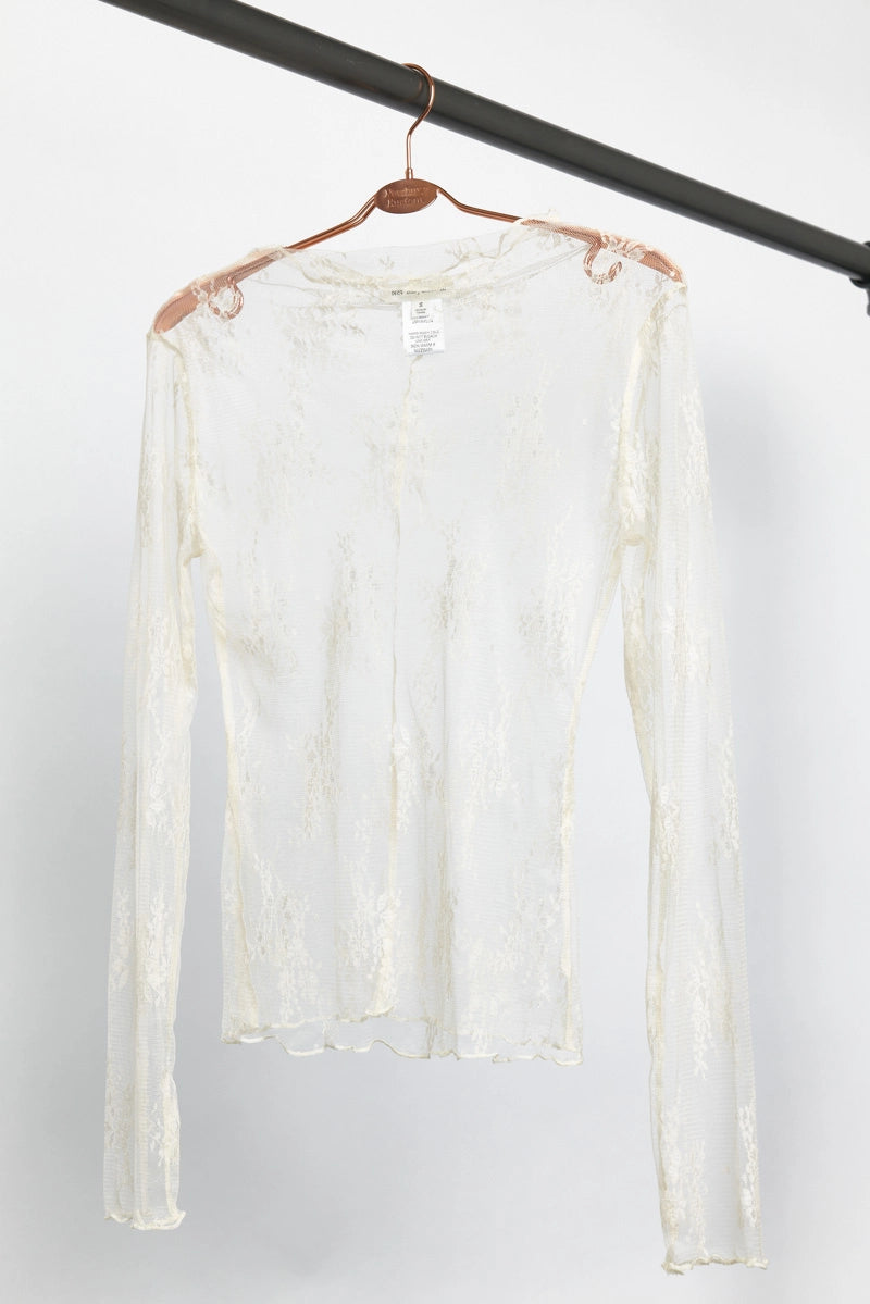 Lace Long Sleeve Top